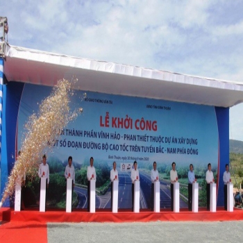 Khởi công cao tốc Vĩnh Hảo - Phan Thiết dài 100km qua Bình Thuận